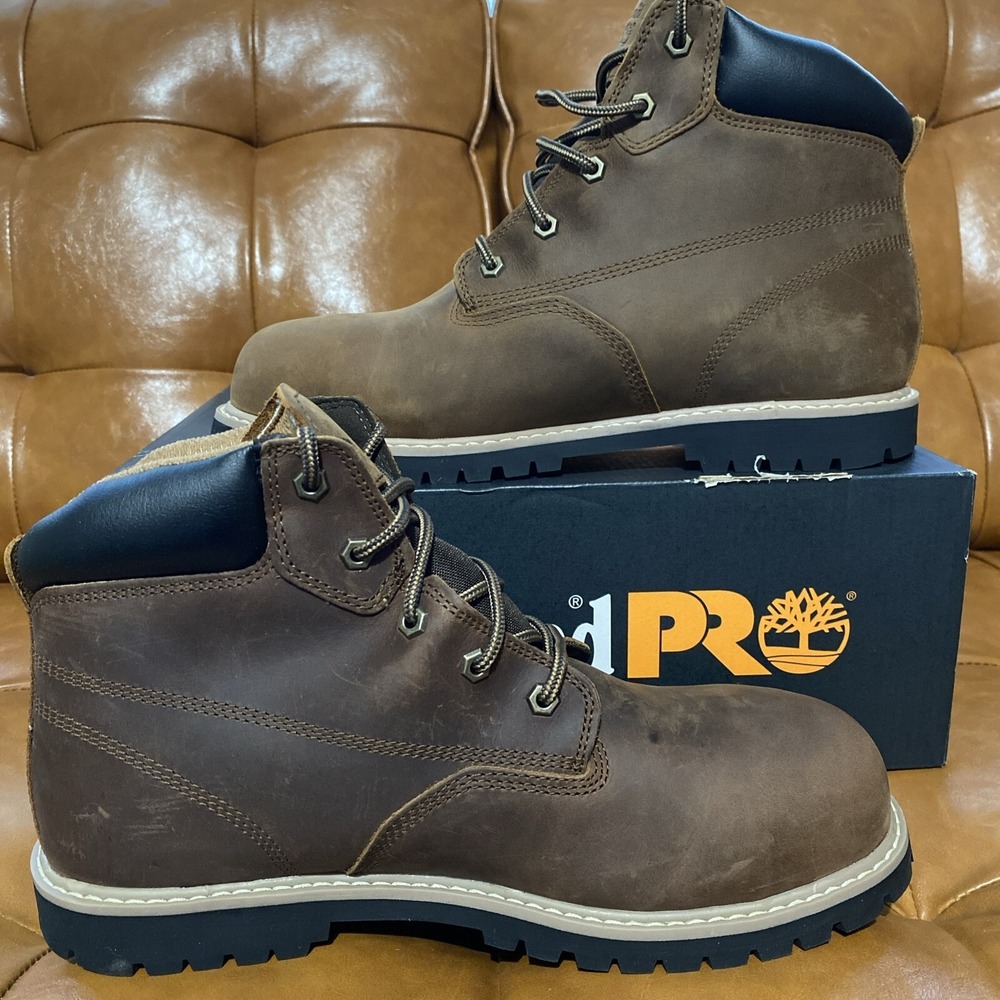 Timberland Pro Gritstone 6" Steel Toe Work Boot Mens Size 8 - Picture 5 of 7